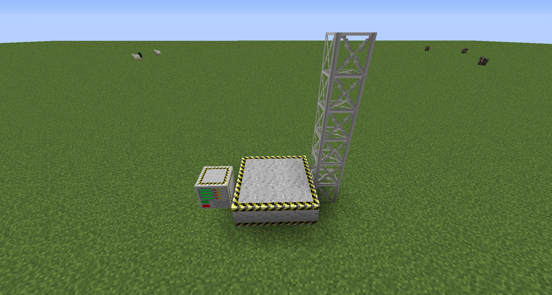 rocket launch pad minecraft