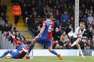 1-1: Cauley Woodrow finally gets his first goal for the first team to equalise in the second half. Hugo Rodallega found him in plenty of space on the right hand siode of the box, in which he cut inside and finished well with his left foot across goal