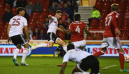 1-1: 12 minutes later, Tom Cairney timed his run to perfection as he finished from close range following Denis Odoi's header back across goal