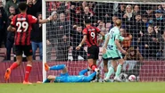 2-1: Dominic Solanke puts Bournemouth ahead in the 79th minute with a tap-in after increasing pressure on Fulham throughout the second half