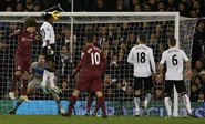 2-1: Former Newcastle man Damien Duff swung in a magnificent free-kick from the right which Hugo Rodallega got on the end of and powered a great header in to make it 2-1 and a long-awaited victory for Fulham; their first in 11 matches