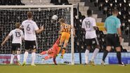 1-1: Jarrod Bowen levels for Hull after bundling in from his initial header which was saved by David Button