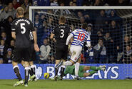 2-0: A weak effort to tackle Adel Taarabt from Hangeland left the Moroccan to start a fantastic run from near the half-way line and finished with flair into Schwarzer's bottom corner to cap a brilliant solo goal