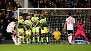 5-0: Chris Martin grabs his second and the Whites' fifth as he nets a 90th minute free kick