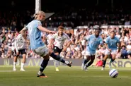 Fulham 0-2 Man City (Haaland goal).webp (76 KB) 0-2: Erling Haaland slots home the resulting penalty kick from Saša Lukić' trip on Ilkay Gündoğan in the area on 72 minutes