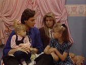 Danny in charge.png (327 KB) With D.J., Stephanie and Michelle in "Danny in Charge" (1990)
