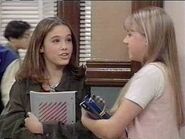 Talking to Steph in school in "All Stood Up" (1995)