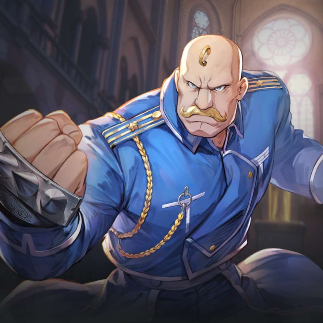SSR Green Alex Louis Armstrong Fullmetal Alchemist Mobile Wiki Fandom
