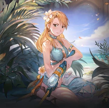 SSR Blue Summer Riza Hawkeye | Fullmetal Alchemist Mobile Wiki