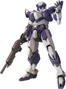 ARX-7 Arbalest in the collaboration with the Fantasia Re-Build game, illustration by Kanetake Ebikawa