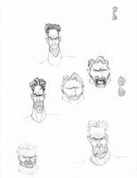 Ben's head early concept art 2