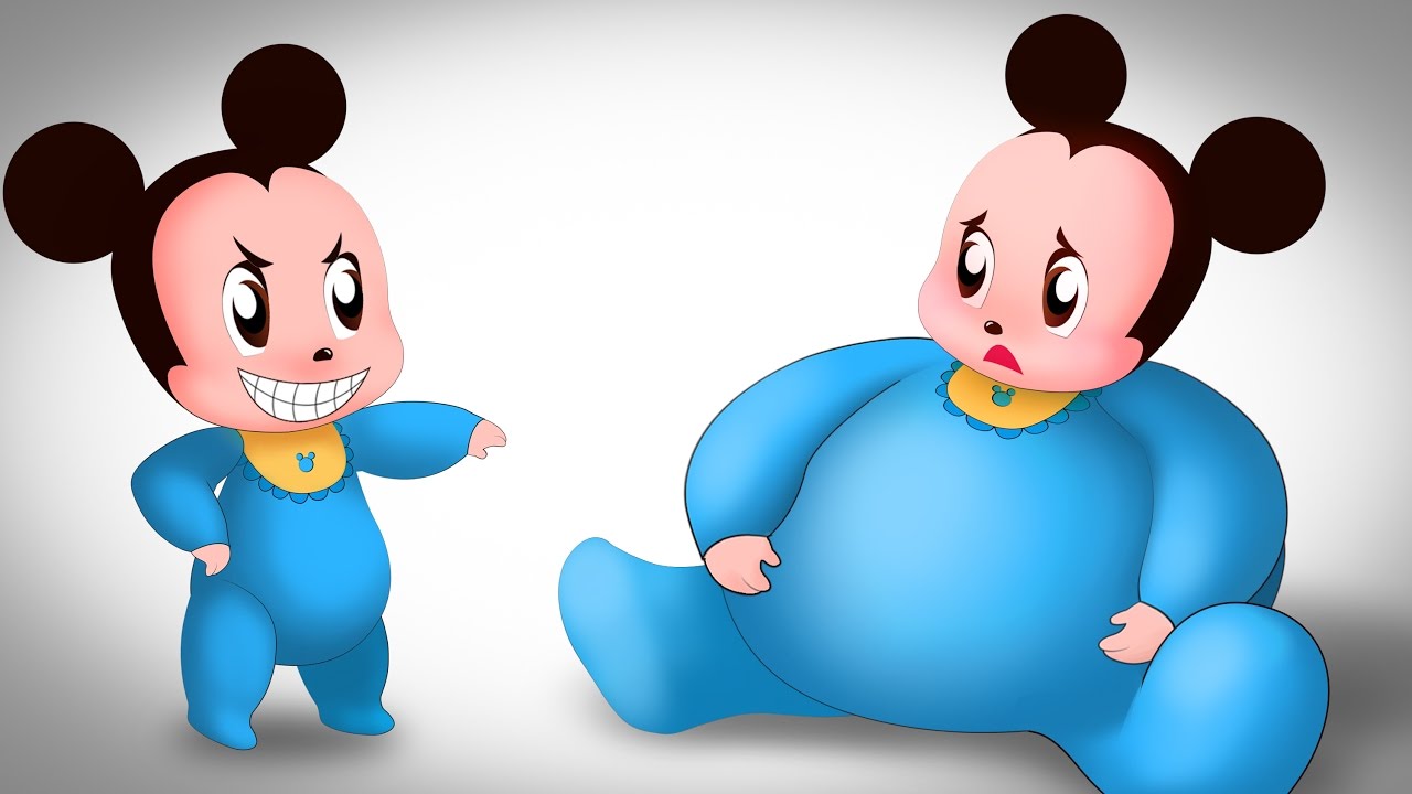 Mickey Mouse & Minnie Mouse Babies Cries for Being Obese, Fun Kids Toon  Wiki