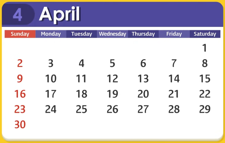 Calendar April Funbrain Seasons Wiki Fandom Calendar April Funbrain Seasons Wiki Fandom