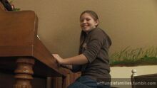 Joy on piano