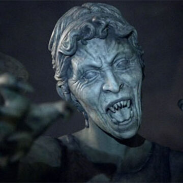 weeping angel smiling