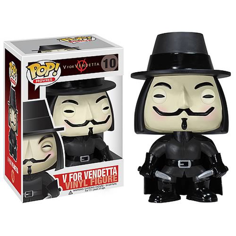 Rare V For Vendetta VAULTED #10 With protective shell ! Details about   FUNKO POP 