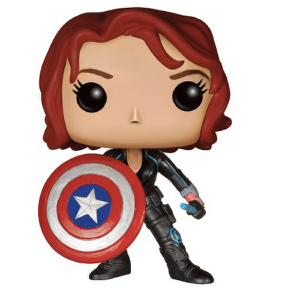 Black Widow with Captain America's Shield (Avengers Age of Ultron