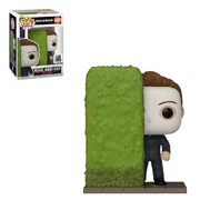 Michael Myers Behind Hedges