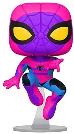 funko spider man black light