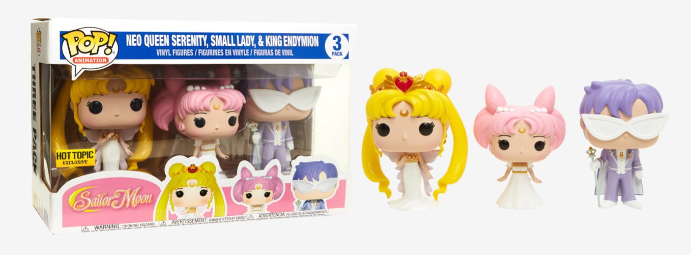 3 Packs Neo Queen Serenity Small Lady King Endymion Funko Pop Wikia Fandom