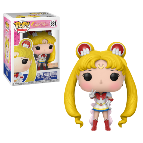 Funko Pop! Animation Sailor Moon #90 with Moon Stick and Luna (Exclusive)