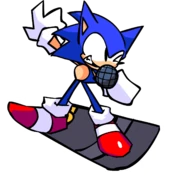 I found this Sonic the hedgehog fnf sprite and thought I would pibbify it.  Sprite by Comgaming_Nz, I'm pretty sure : r/FridayNightFunkin