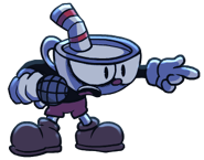 ARCHIVED on X: i made mug man out of indie cross cuphead :0 #indiecross  #cupheadandmugman  / X