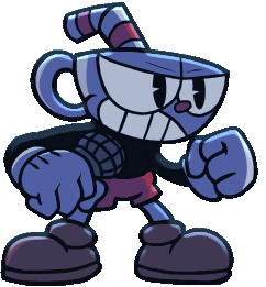 FNF Indie Cross Cuphead - Knockout (Parry and Dodge Mechanic) (4k) 