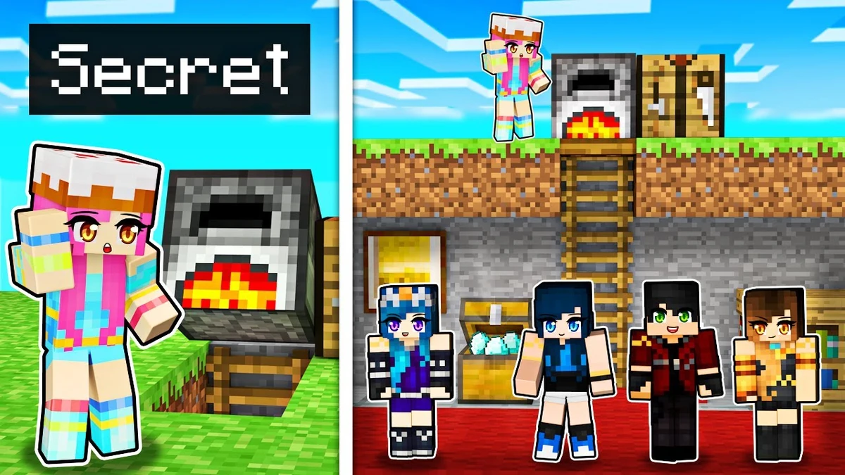 Our SECRET Minecraft Base in Krewcraft! | ItsFunneh Wikia | Fandom