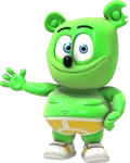 "Cho Ka Ka O" artwork of Gummibär's design.