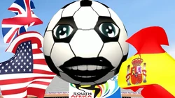 World Cup 2010 - Wavin' Flags & Singing Soccerballs - Animated