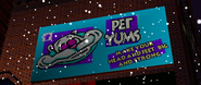 Ad for Pet Yums in New Quack City
