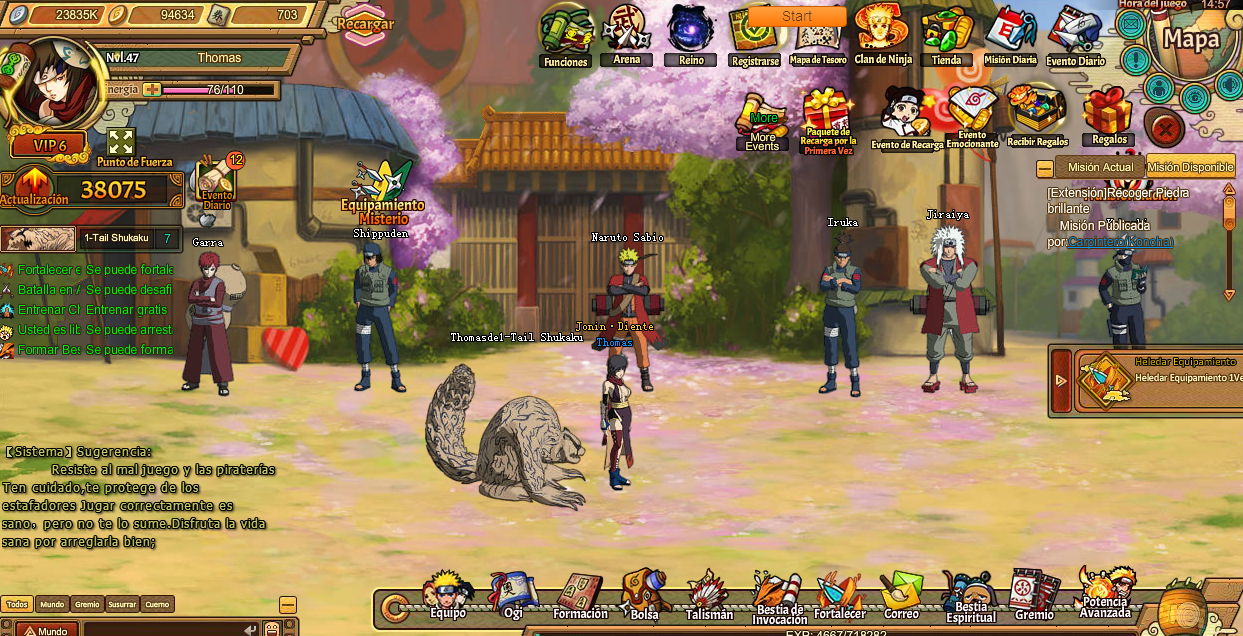 Image 3 - Furia Ninja-Naruto RPG online juego - ModDB