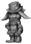 Steampunk Rabbit Base