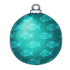 Teal Oceandome Bauble