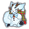 Snowman Wickerbeast Sticker