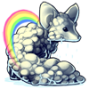 Rainbow Cloud Fennec