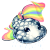 Rainbow Cloud Koi