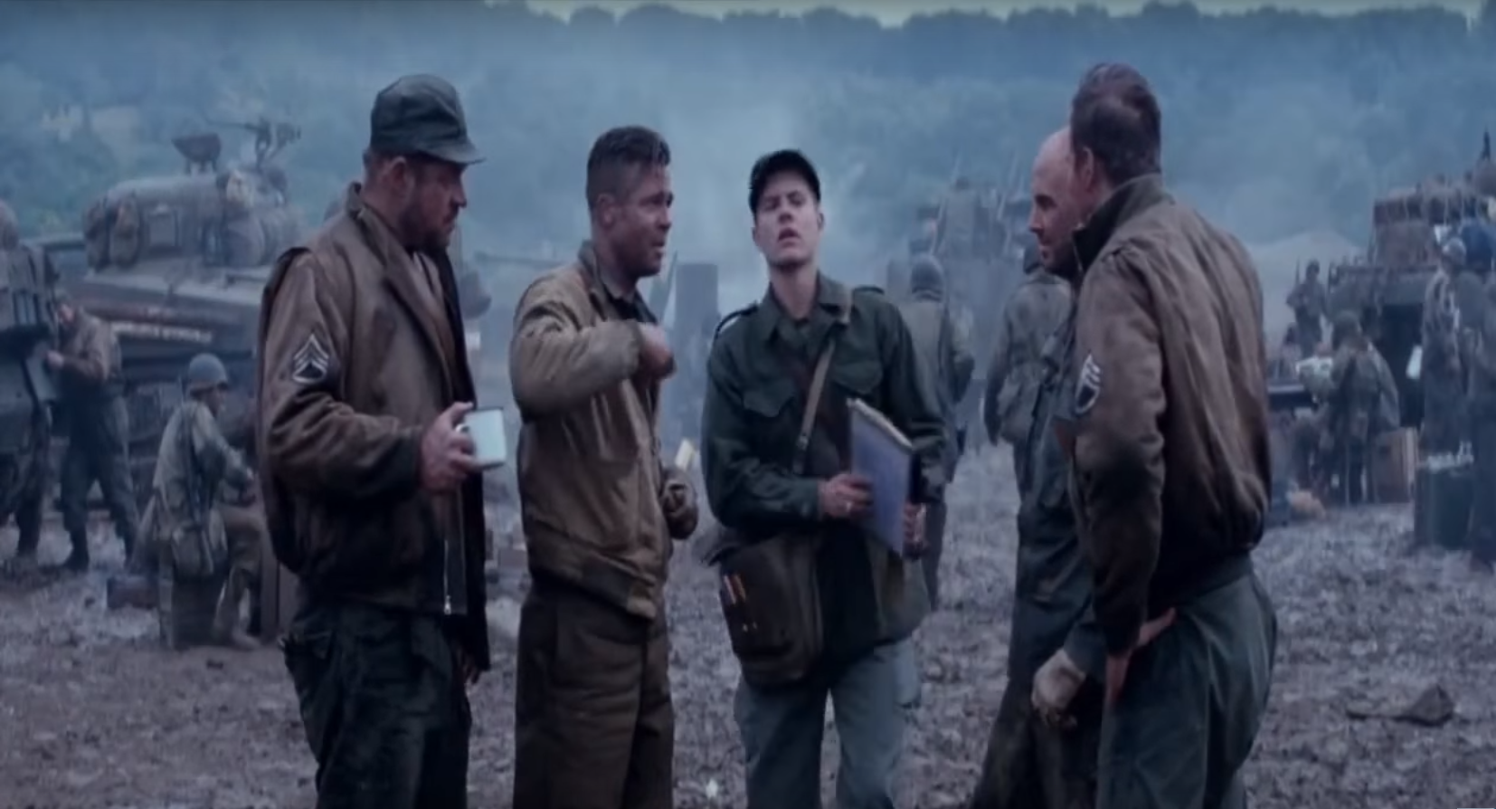 Brad Pitt, Fury Wiki