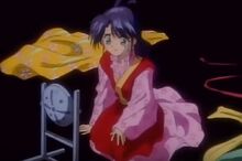 Nuriko wearing Korin's clothing after her death