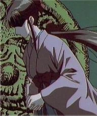 Takiko in the anime, Fushigi Yuugi.