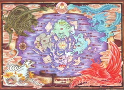 The Universe of the Four Gods map image