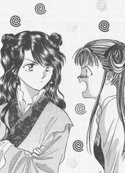 Byakuren yelling at Nuriko