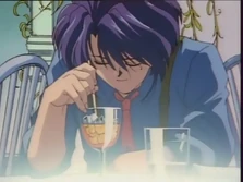 Nuriko's imaginary life in the real world with Miaka.