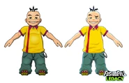 Here you can directly compare the different details that have been changed. On the left is Eddy’s original appearance in FusionFall, and the right is his appearance in FusionFall Legacy. What an improvement!
