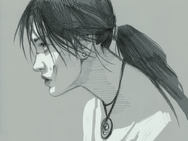 Portrait of lara croft by characterundefined-d5tnann