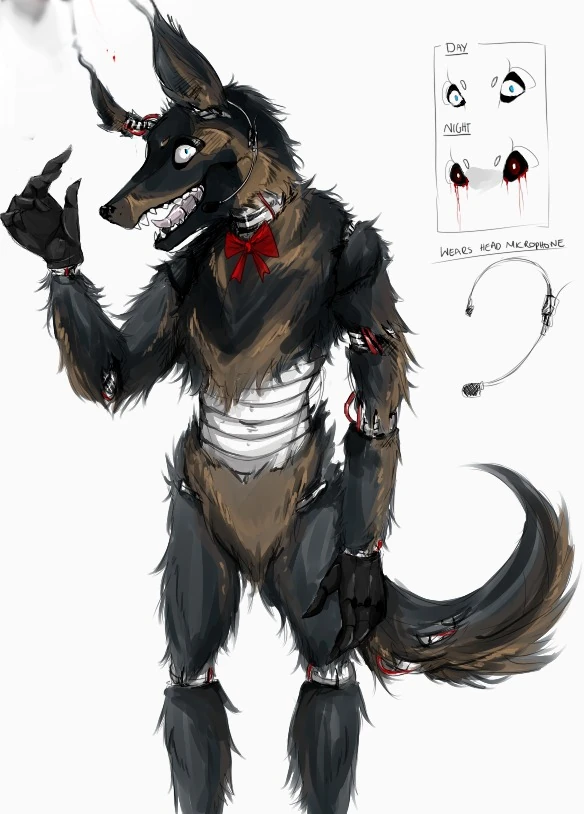 Картинки аниматроника волка