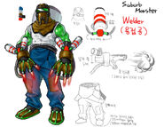 Concept art of the Weird Welder.