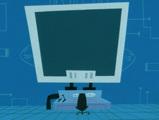 Cartoon-Computer