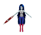 Marceline's model, from FusionFall Heroes.